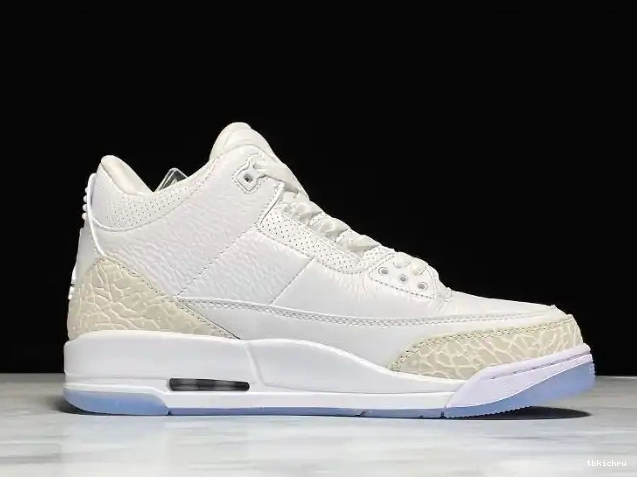 Rep TBK 3 136064-111 White Retro Triple Jordan Air 0610